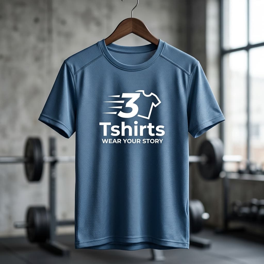Active Dry-Fit Training Tee — Custom manufactured Dry Fit